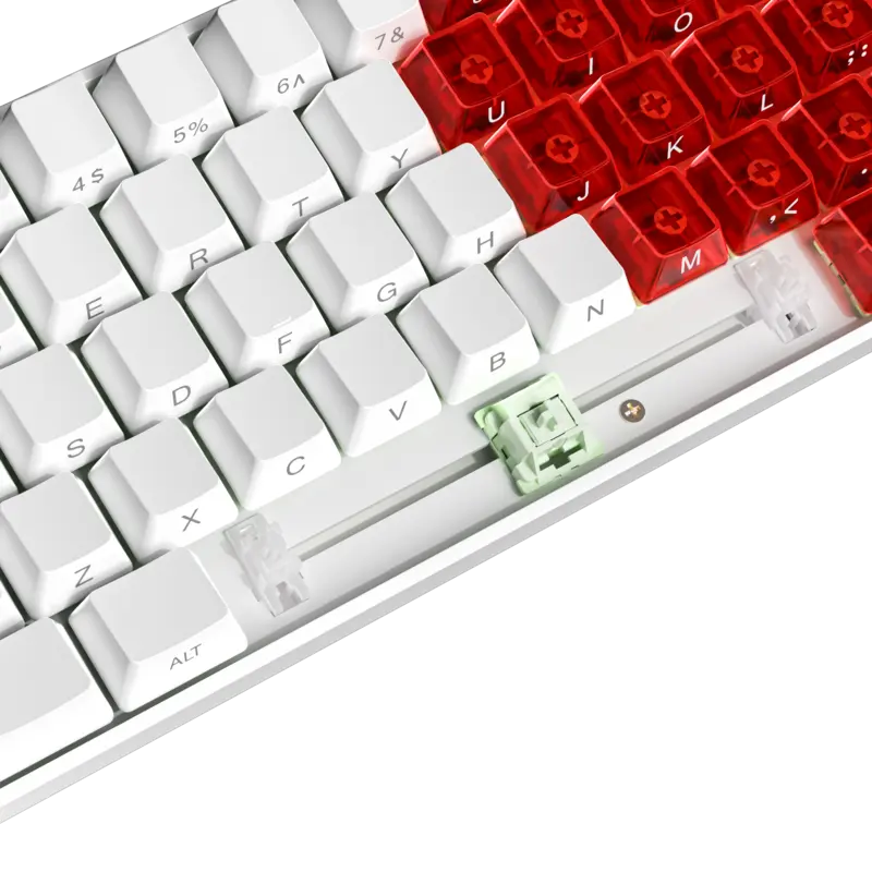 ZIFRIEND TK68 68Keys RGB Mechanical Keyboard (Optional & Red ❤️ Keycap Style)
