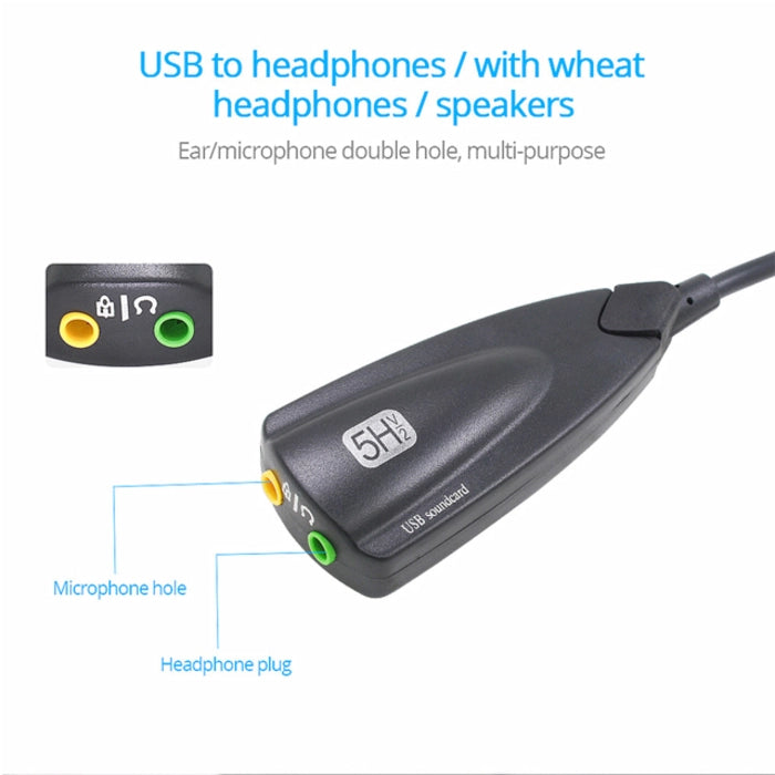 Steel Sound 5Hv2 External USB 7.1 Channel Sound Card