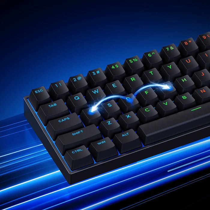 MCHOSE Ace 60 Pro Hall Effect KTEK Magnetic switch Gaming Keyboard Black