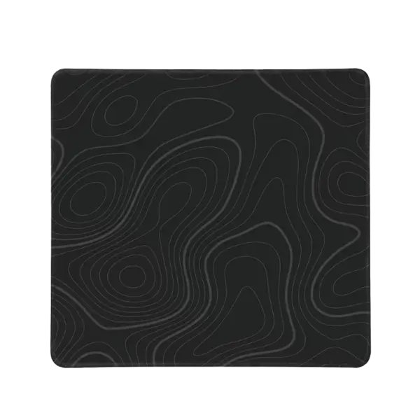 FGT 10S Aqua Waterproof Natural Rubber Mousepad – Black Topographic Mini