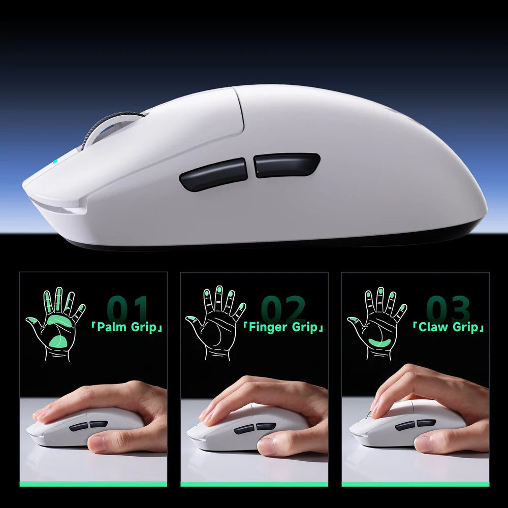 MCHOSE A7 Pro Series Lightweight Wireless Gaming Mouse (Black)