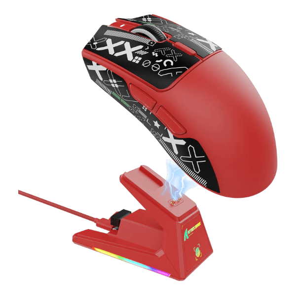 ATTACK SHARK X1 Tri-Mode Wireless Gaming Mouse (With RGB Touchpad Dock)
