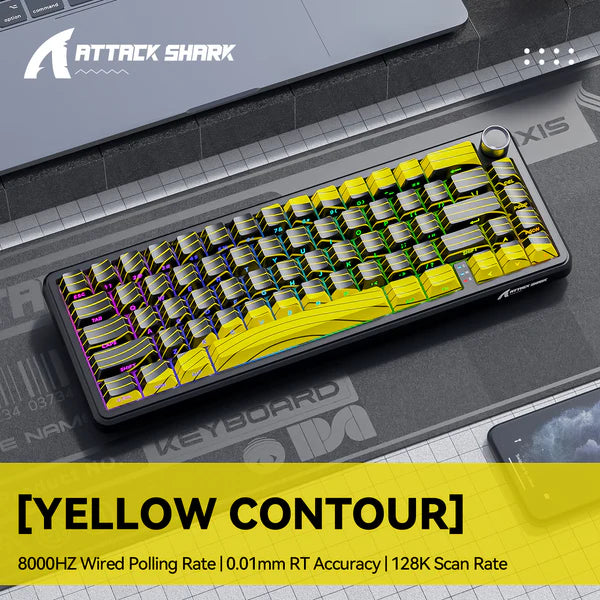 ATTACK SHARK X65PRO HE Wireless Rapid Trigger Keyboard Magnetic Switch
