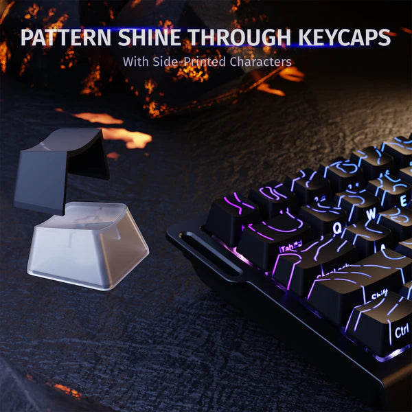 ATTACK SHARK X68HE Rapid Trigger Keyboard Magnetic Switch