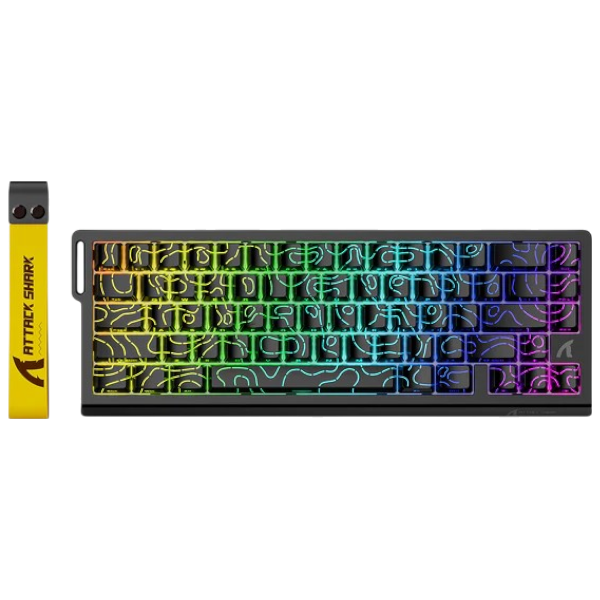 ATTACK SHARK X68HE Rapid Trigger Keyboard Magnetic Switch
