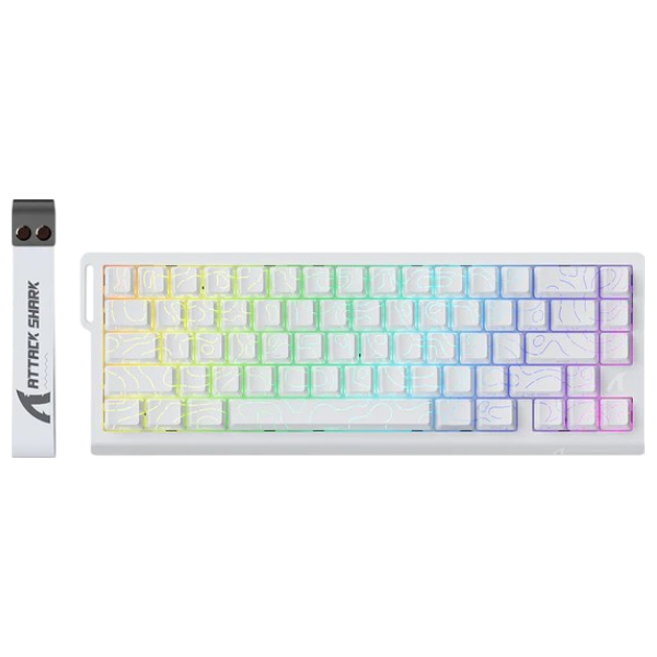 ATTACK SHARK X68HE Rapid Trigger Keyboard Magnetic Switch