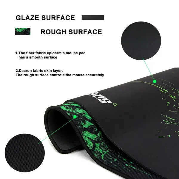HyperGrip Core Gaming Mousepad – Natural Rubber, Ultra-Smooth Surface | 245×320×4mm
