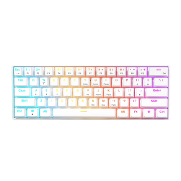 ZIFRIEND A61K Mechanical Gaming Keyboard LED Backlit 61-Keys (Red Switch)