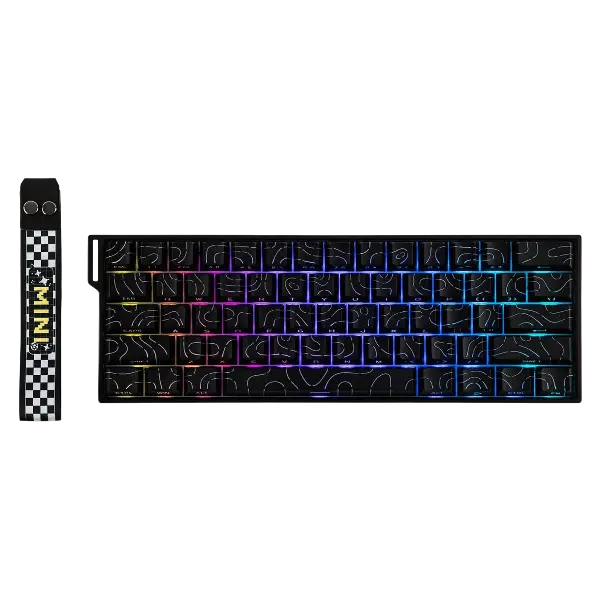 AULA MINI60 HE MAX Wireless Gaming Keyboard (Black Contour)