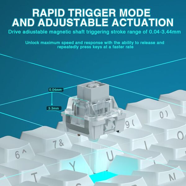 AULA WIN60HE Magnetic Switch Keyboard