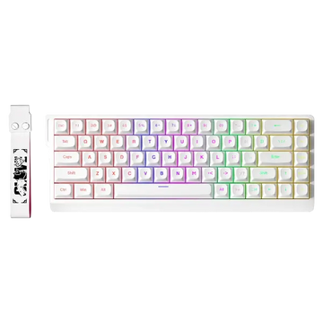 FURYCUBE IP68s Wireless Mechanical-Feel Gaming Keyboard White