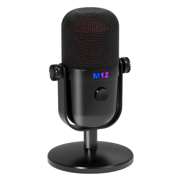 GAM-M12 RGB USB Gaming Condenser Microphone