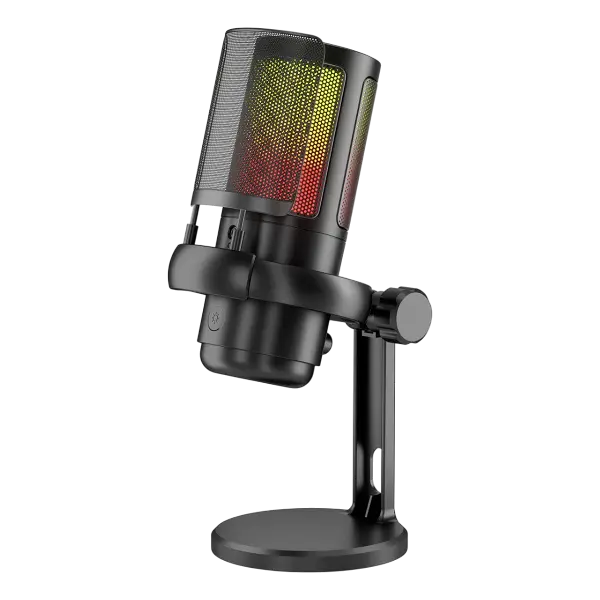 GAM-ME6P Professional RGB USB Recording Condenser Microphone (Black)