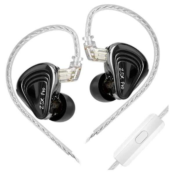 KZ ZSX Pro - 12 Drivers IEM Earphones Black