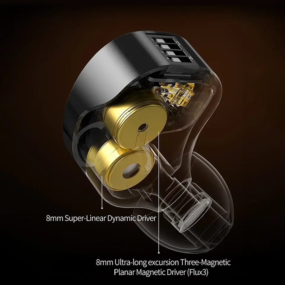 KZ Duonic - Industry First Three-Magnetic Planar Driver Earphones