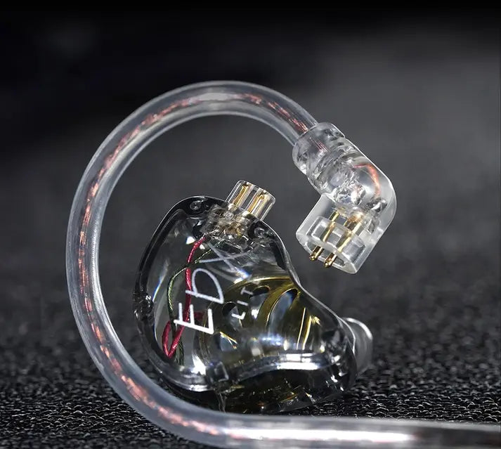 KZ EDX Lite Earphones with Mic Crystal Gray