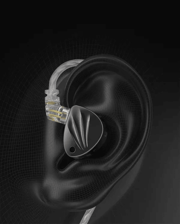 KZ Krila Hybrid Technology 1DD+1BA Hybrid Earphones Black with Mic