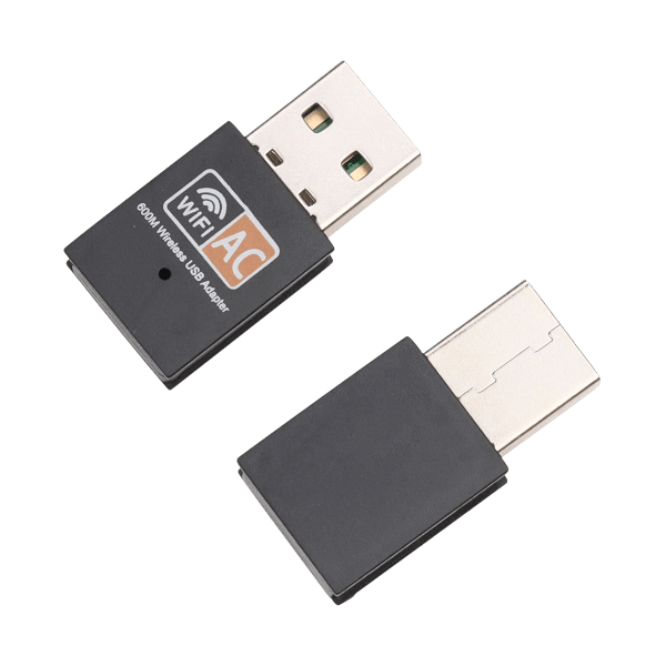 Nano Dual-Band 600Mbps USB WiFi Adapter for PC, Mac & Linux