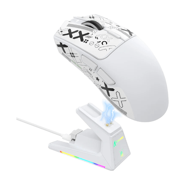 ATTACK SHARK X1 Tri-Mode Wireless Gaming Mouse (With RGB Touchpad Dock)