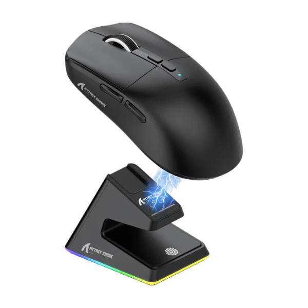 ATTACK SHARK X6 Three Modes Gaming Mouse With Charging Dock