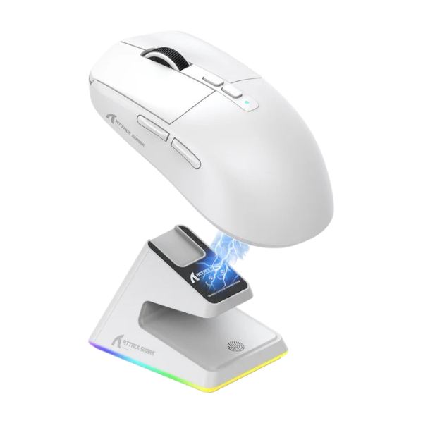 ATTACK SHARK X6 Three Modes Gaming Mouse With Charging Dock
