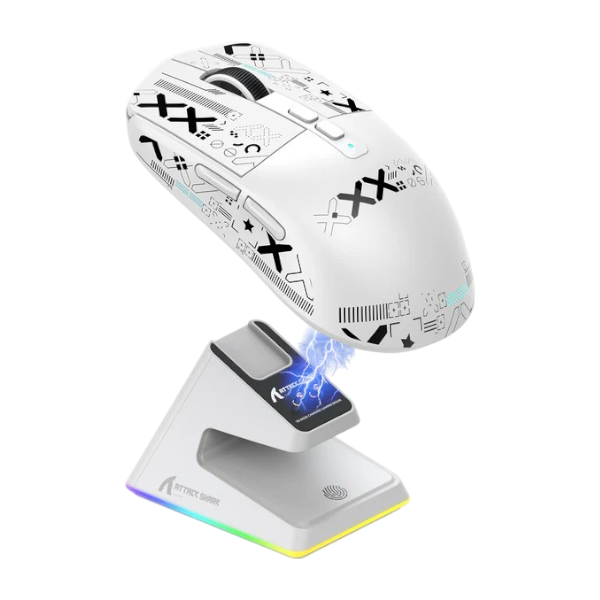 ATTACK SHARK X6 Three Modes Gaming Mouse With Charging Dock