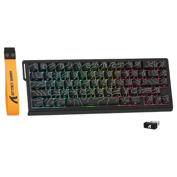 ATTACK SHARK X68PRO HE Wireless Rapid Trigger Magnetic Keyboard
