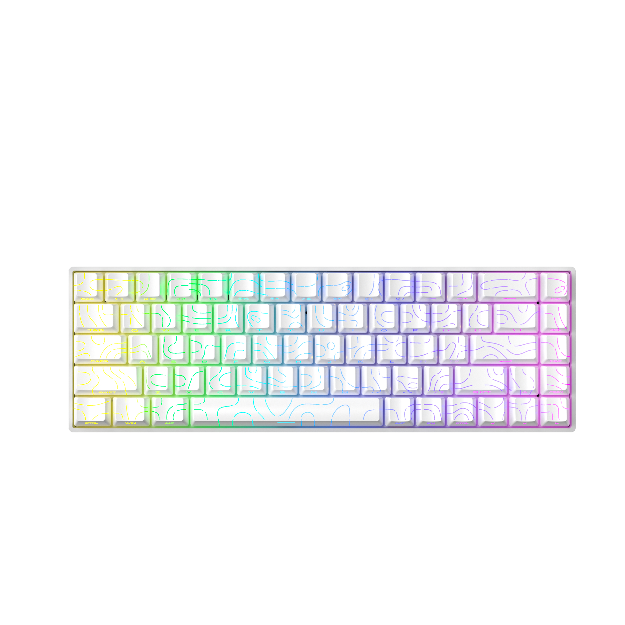 ZIFRIEND TK68 68Keys RGB Mechanical Keyboard