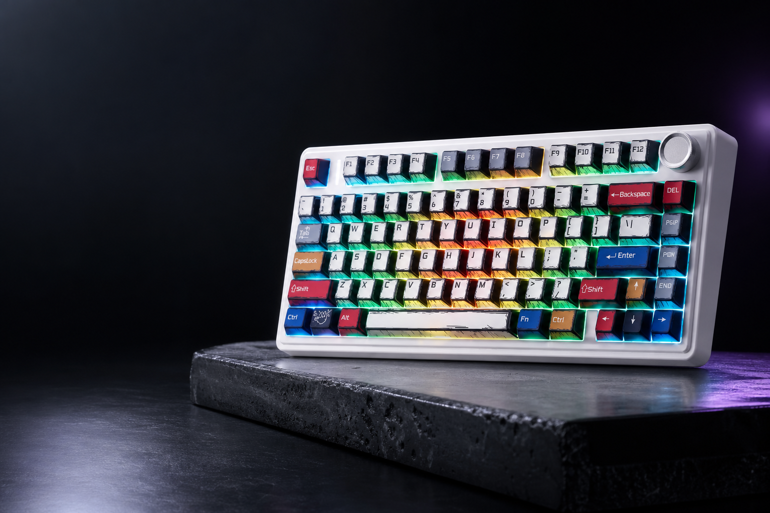 AULA F75 Pro knob mechanical keyboard