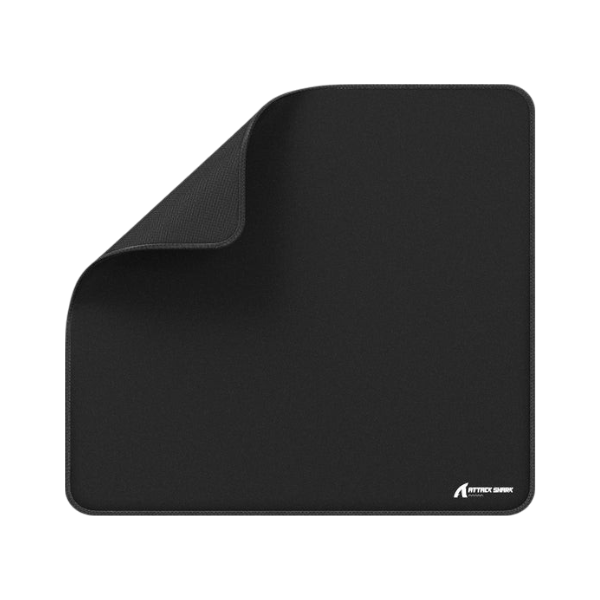 ATTACK SHARK CM02 black e-sport gaming mousepad with smooth surface and non-slip base.