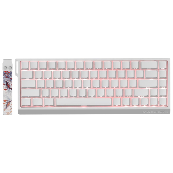 MADLIONS MAD68 R magnetic gaming keyboard with rapid trigger and customizable RGB lighting.