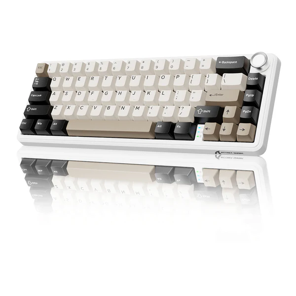 Attack Shark X66 White Cheese 60% Wireless Mechanical Keyboard RGB