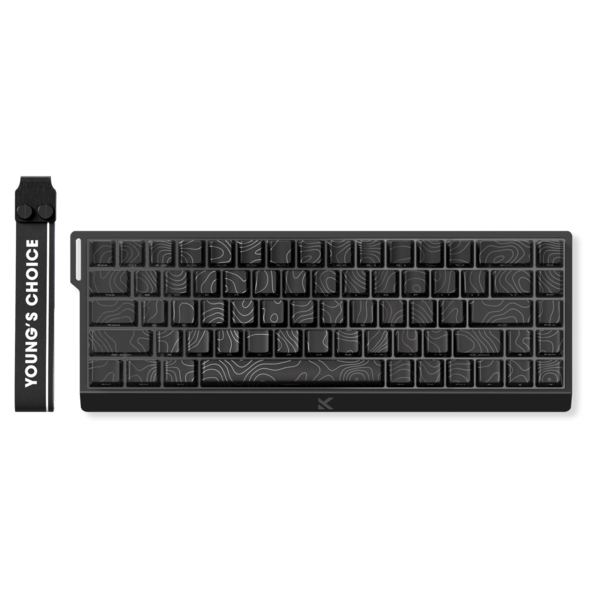 MCHOSE Ace 68 Black Topographic Magnetic Switch Gaming Keyboard