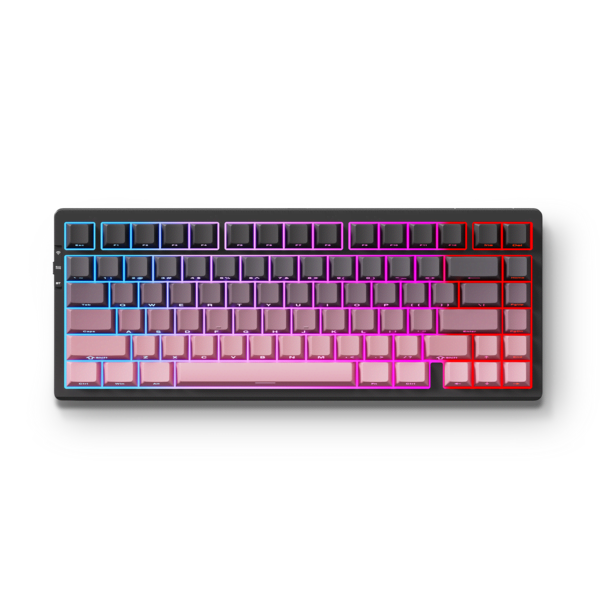 MCHOSE G75 Pro Black Pink Tri-Mode Mechanical Keyboard 75% Layout