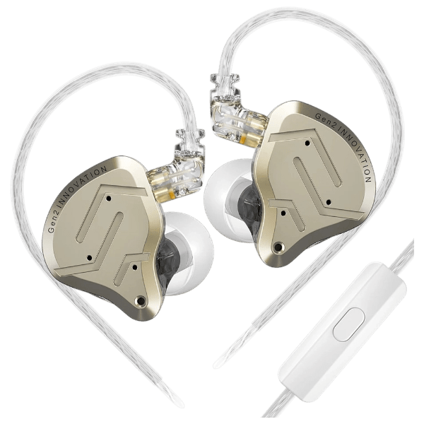 KZ ZSN PRO 2 Hybrid Earphones Gold with Mic – Buy in Lebanon