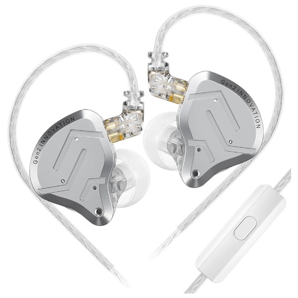 KZ ZSN PRO 2 Hybrid Earphones with Mic Silver – Buy in Lebanon