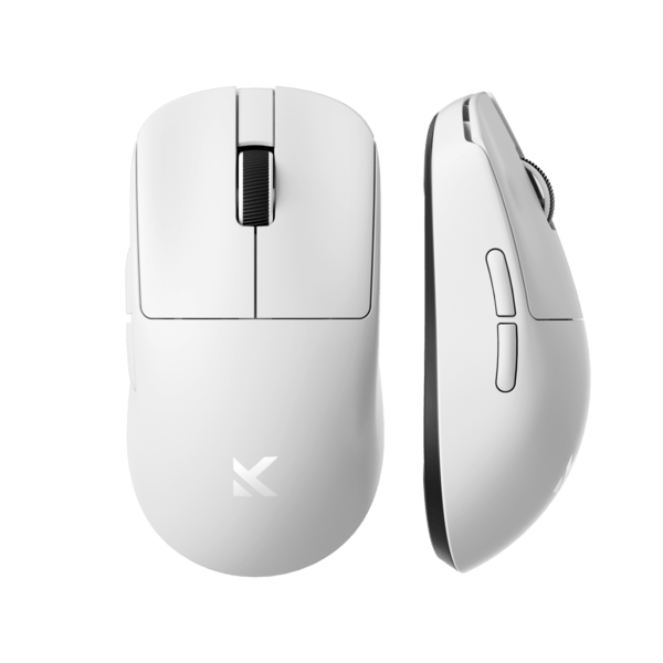 MCHOSE L7 Series ultra-lightweight wireless gaming mouse in white