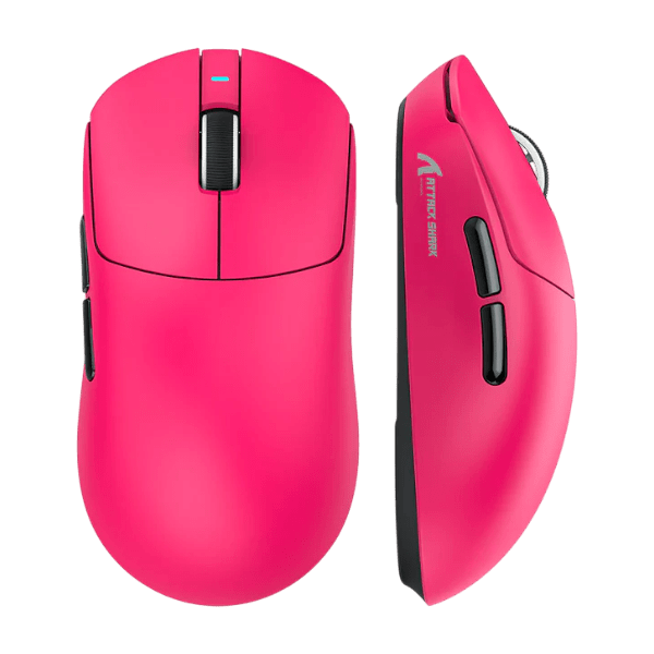 Attack Shark X8SE Berry Red Wireless Gaming Mouse with PAW3311 sensor