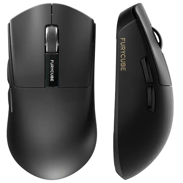 FURYCUBE G9 Black ultra lightweight wireless gaming mouse with PAW3311 sensor