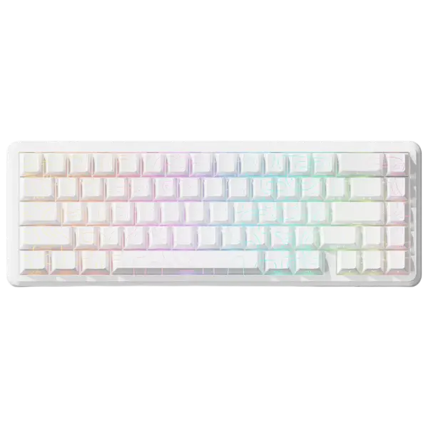 Attack Shark X65 HE White Contour Magnetic Rapid Trigger Keyboard