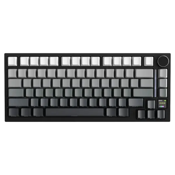 ATTACK SHARK X820Ultra Black Gradient 75% gasket mechanical keyboard with TFT display