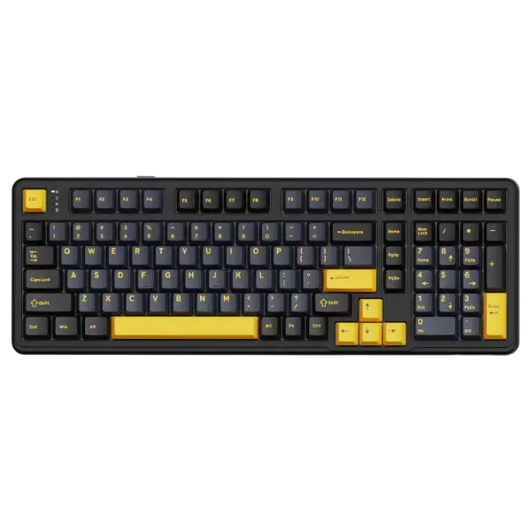 ATTACK SHARK X98 Black full-size wireless mechanical keyboard with RGB backlight