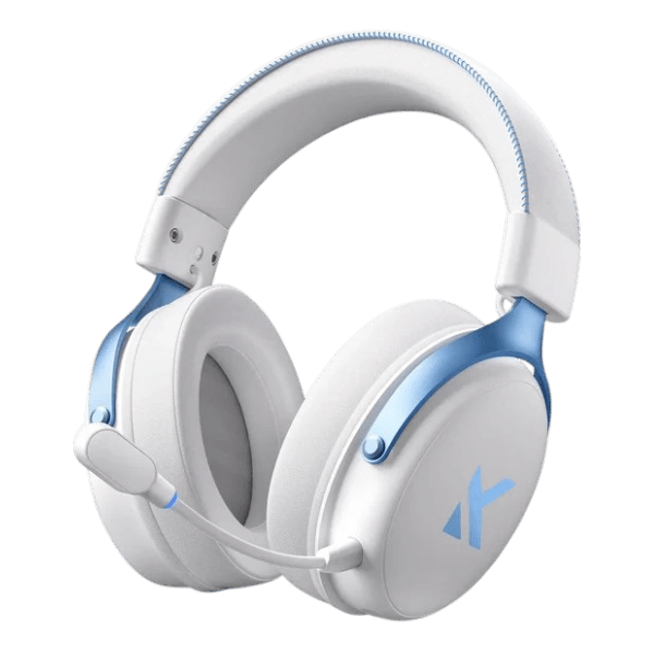MCHOSE V9 Sky White Wireless Gaming Headset with 7.1 surround sound