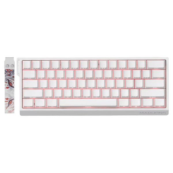 MAD68 HE V2 White Magnetic Gaming Keyboard